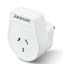 Jackson Outbound Slim Travel Adapter - UK & Hong Kong White