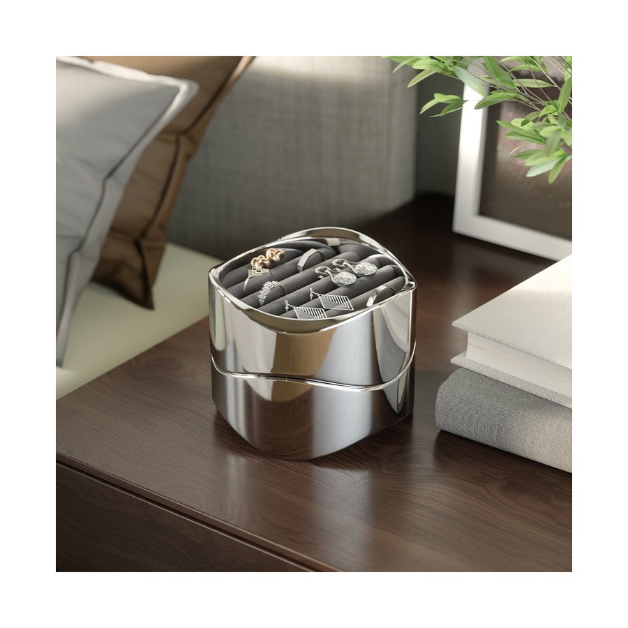 Umbra Wavy Jewellery Organiser Chrome Chrome