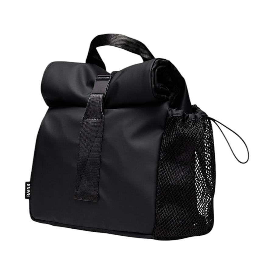 Rains Lunch Bag Large Black Black