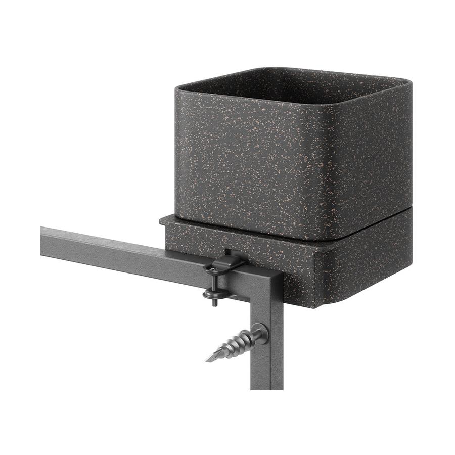 Umbra Cubiko Wall Planter Black Black
