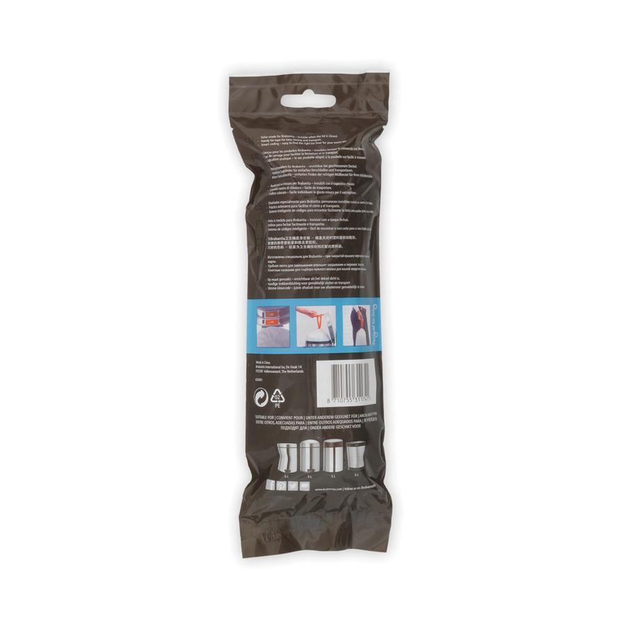 Brabantia PerfectFit Bags Code B (5L) Pack of 20 White White