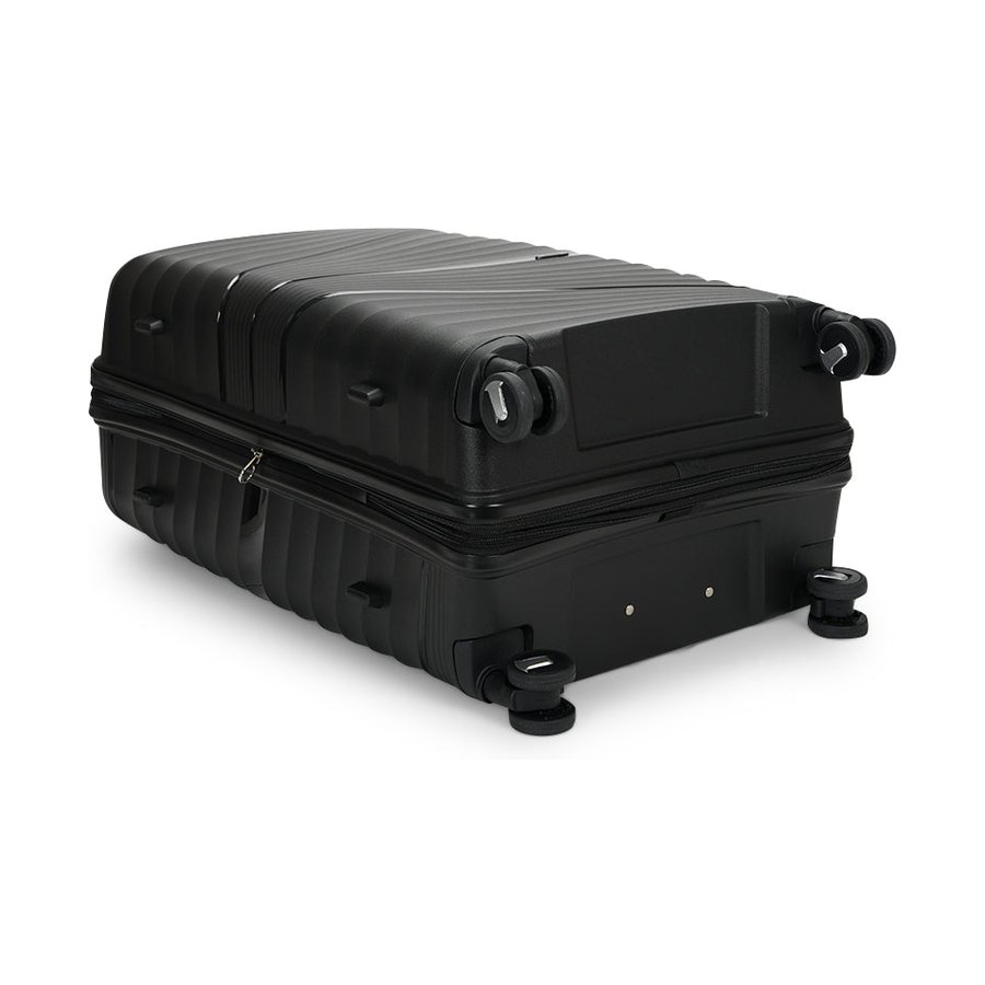 Nomad Aspire 75cm Hardside Checked Suitcase Black Black