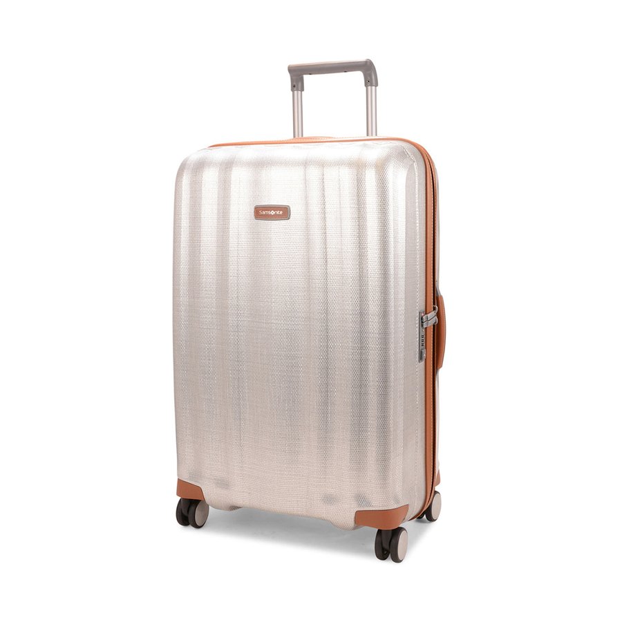 Samsonite Lite-Cube DLX CURV Luggage Set 55cm & 76cm Aluminium Aluminium