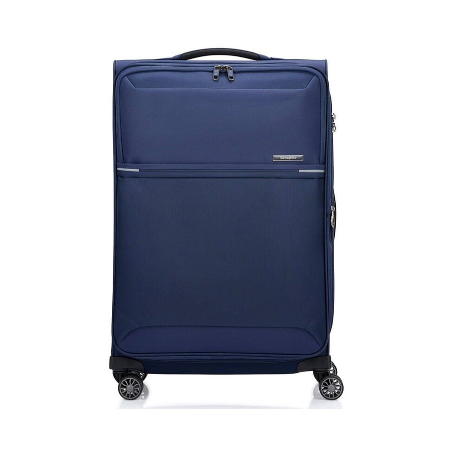 Samsonite 73H 71cm Softside Checked Suitcase Navy Navy