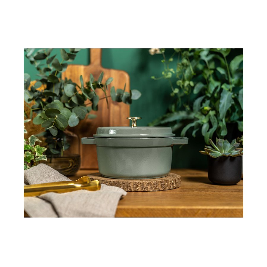 Staub 20cm (2.2L) Round Cocotte Eucalyptus Eucalyptus