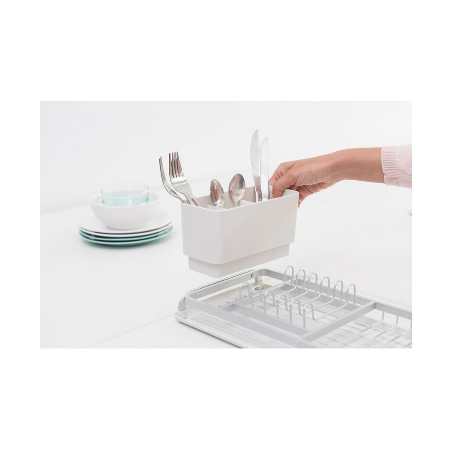 Brabantia Compact Dish Drying Rack Light Grey Light Grey