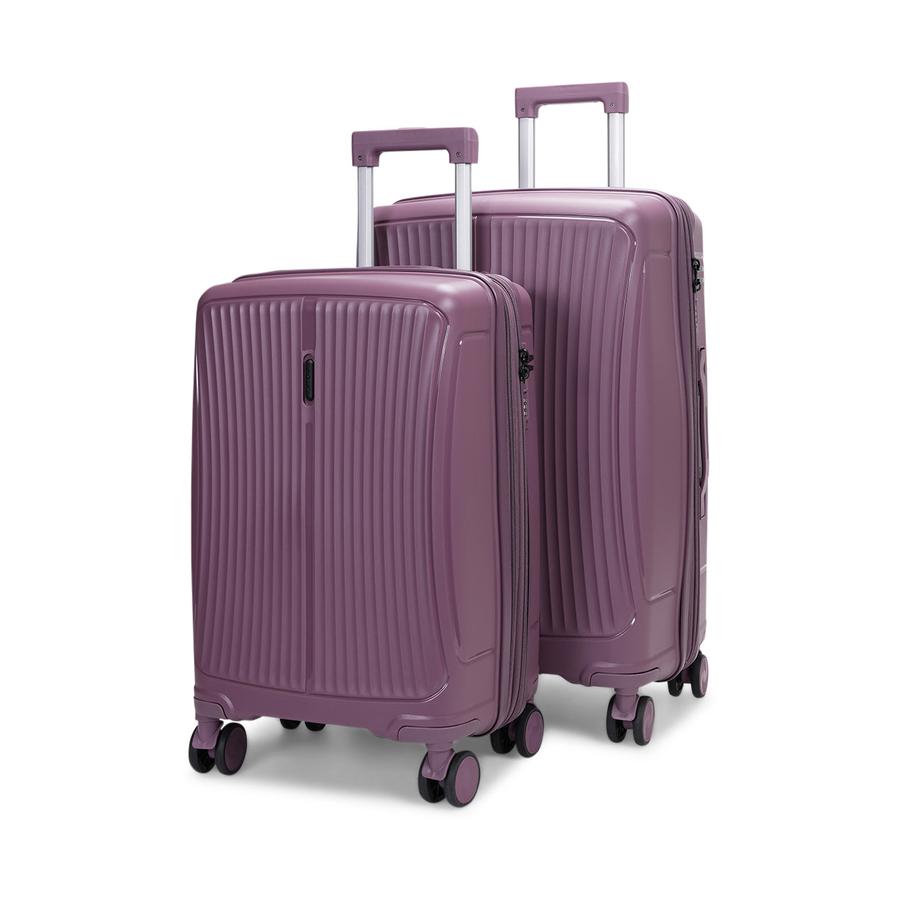 Nomad Quest 56cm & 65cm Hardside Luggage Set Purple Purple
