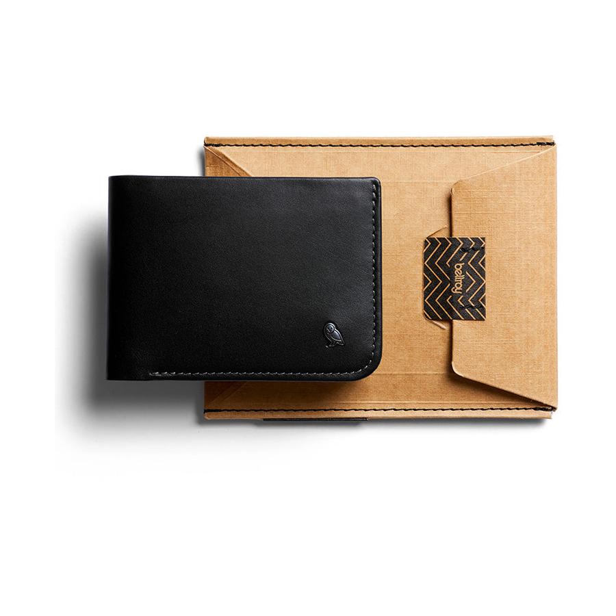 Bellroy RFID Hide & Seek LO Leather Wallet Black Black