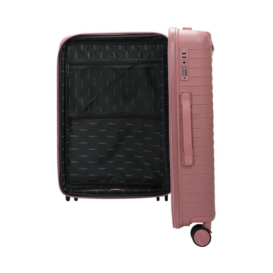 Caselite Summit 65cm Hardside Checked Suitcase Rose Rose