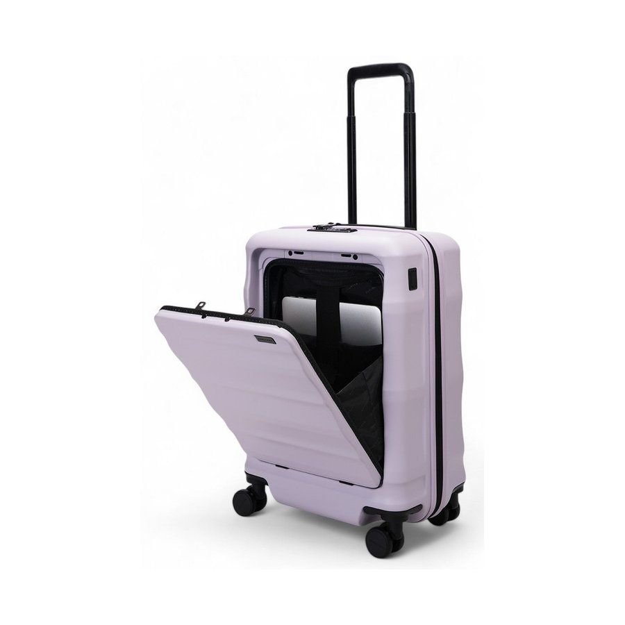 Explorer Luna-Air 55cm Front Access Hardside Carry-On Suitcase Lilac
