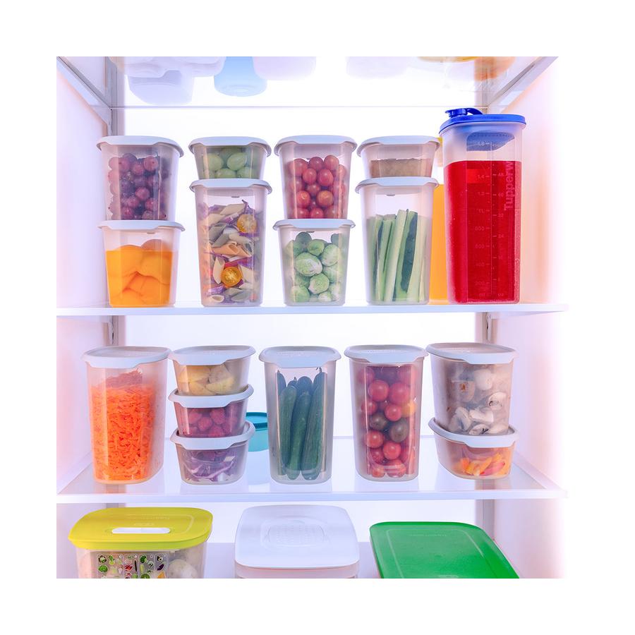 Tupperware One Touch Seal & Store Rectangular Container (Set of 5) London Haze London Haze