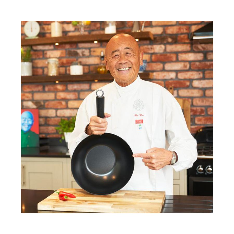 Ken Hom 35cm Non-Stick Wok Black Black