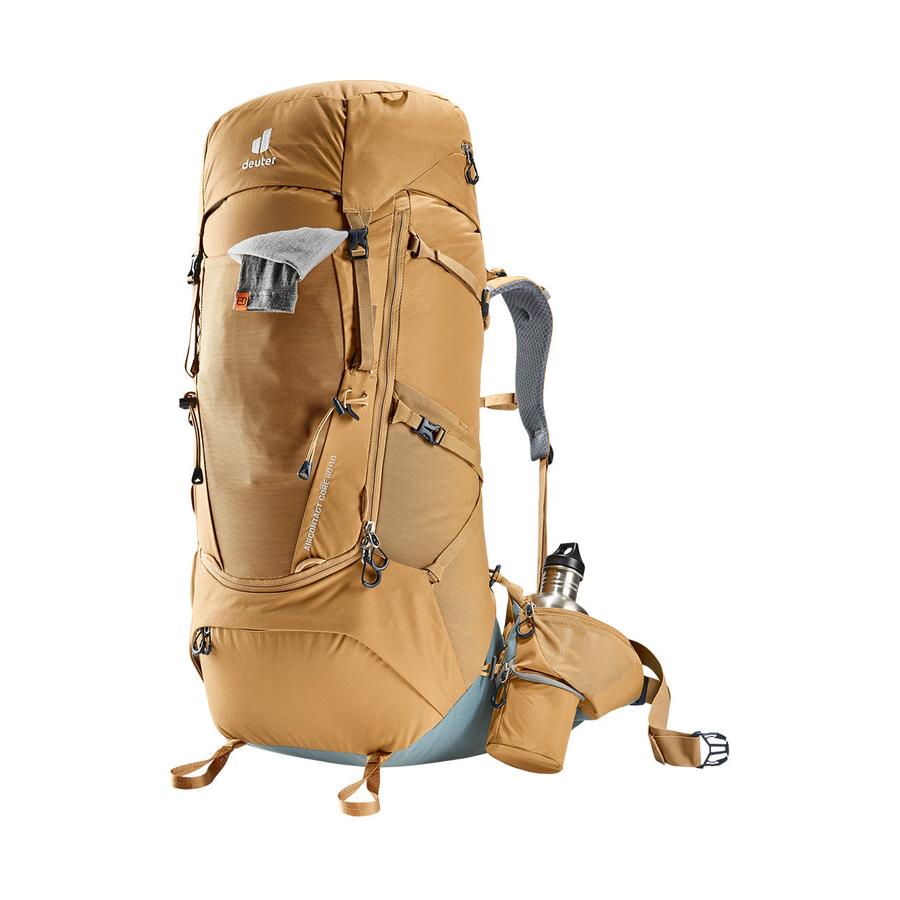 Deuter Aircontact Core 60+10 Trekking Backpack Almond-Teal Almond-Teal