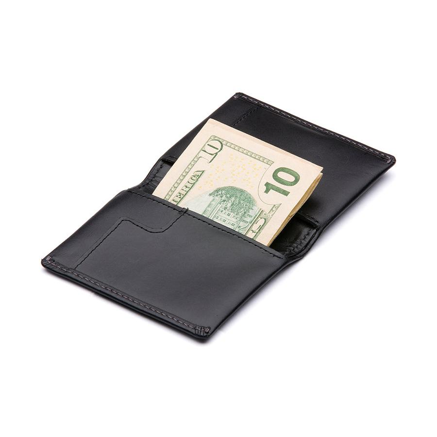 Bellroy Slim Sleeve Leather Wallet Black Black
