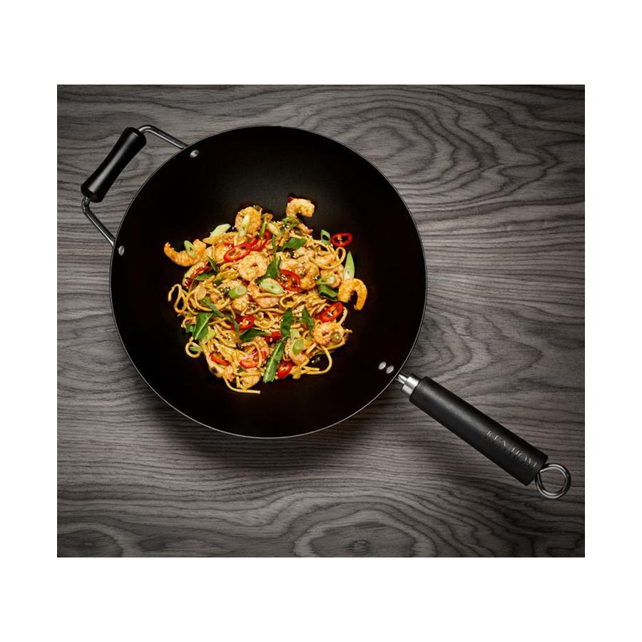 Ken Hom 31cm Non-Stick Wok Black Black
