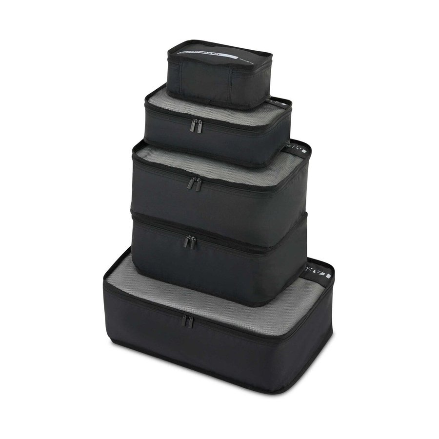 Samsonite Travel Essentials Packing Cubes (Set of 5) Black Black