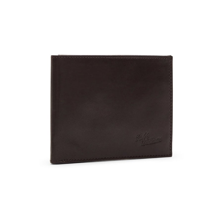 RM Williams Singleton Bifold Wallet Dark Brown Dark Brown