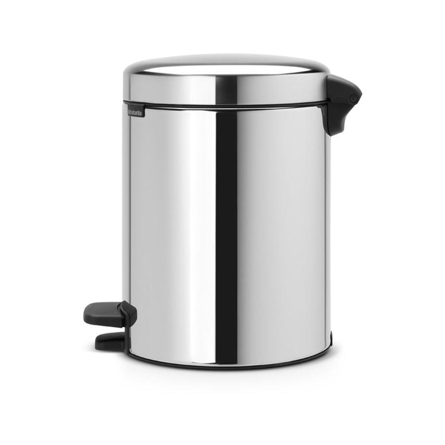 Brabantia NewIcon Pedal Bin (2 x 2L) Brilliant Steel Brilliant Steel