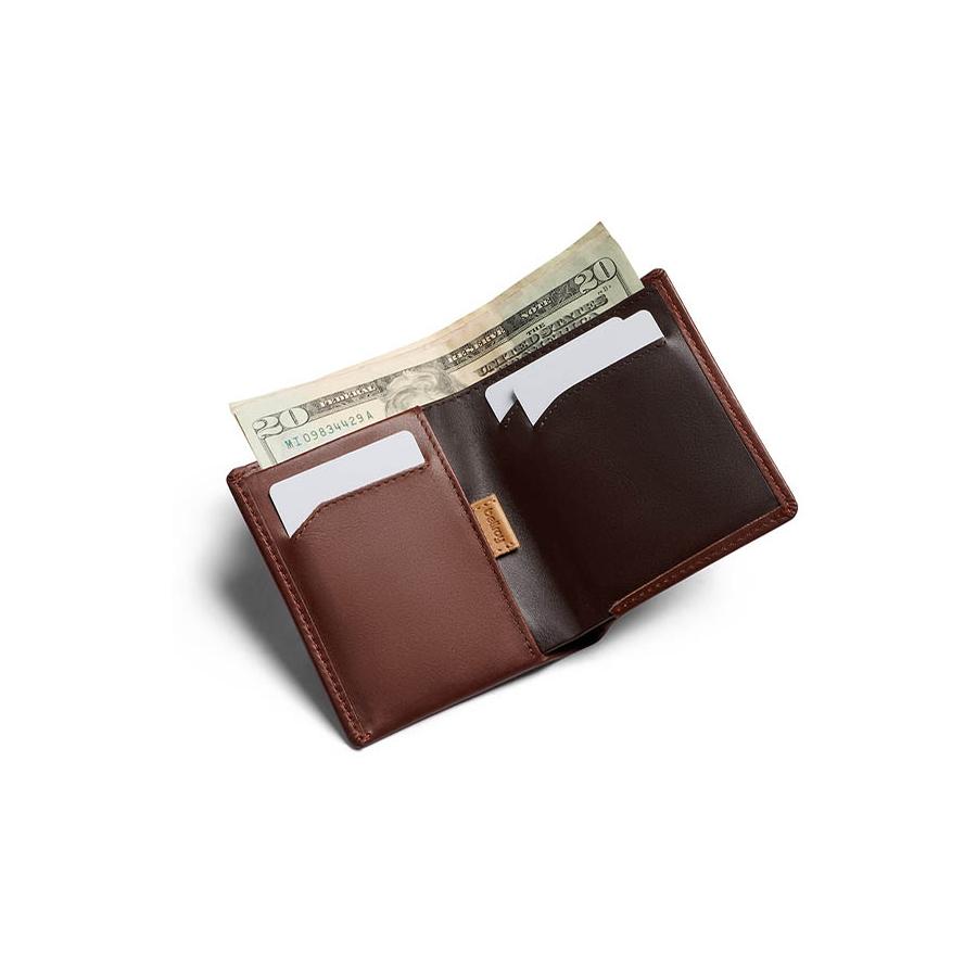 Bellroy RFID Note Sleeve Leather Wallet Cocoa Cocoa