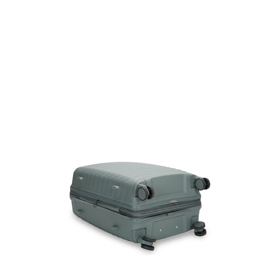 Caselite Expedition 65cm Hardside Checked Suitcase Grey Green Grey Green