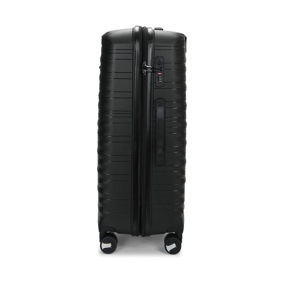 Nomad Discover 75cm Hardside Checked Suitcase Black Black