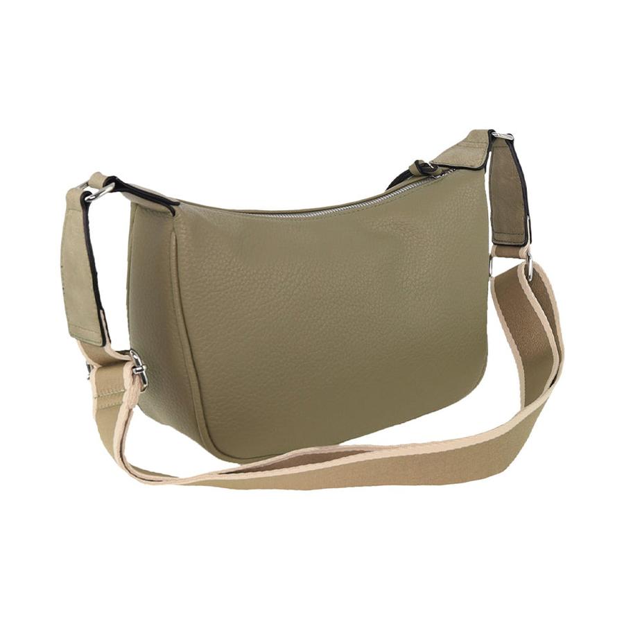 Milleni Serra Ladies Vegan Leather Fashion Everyday Crossbody Taupe Taupe