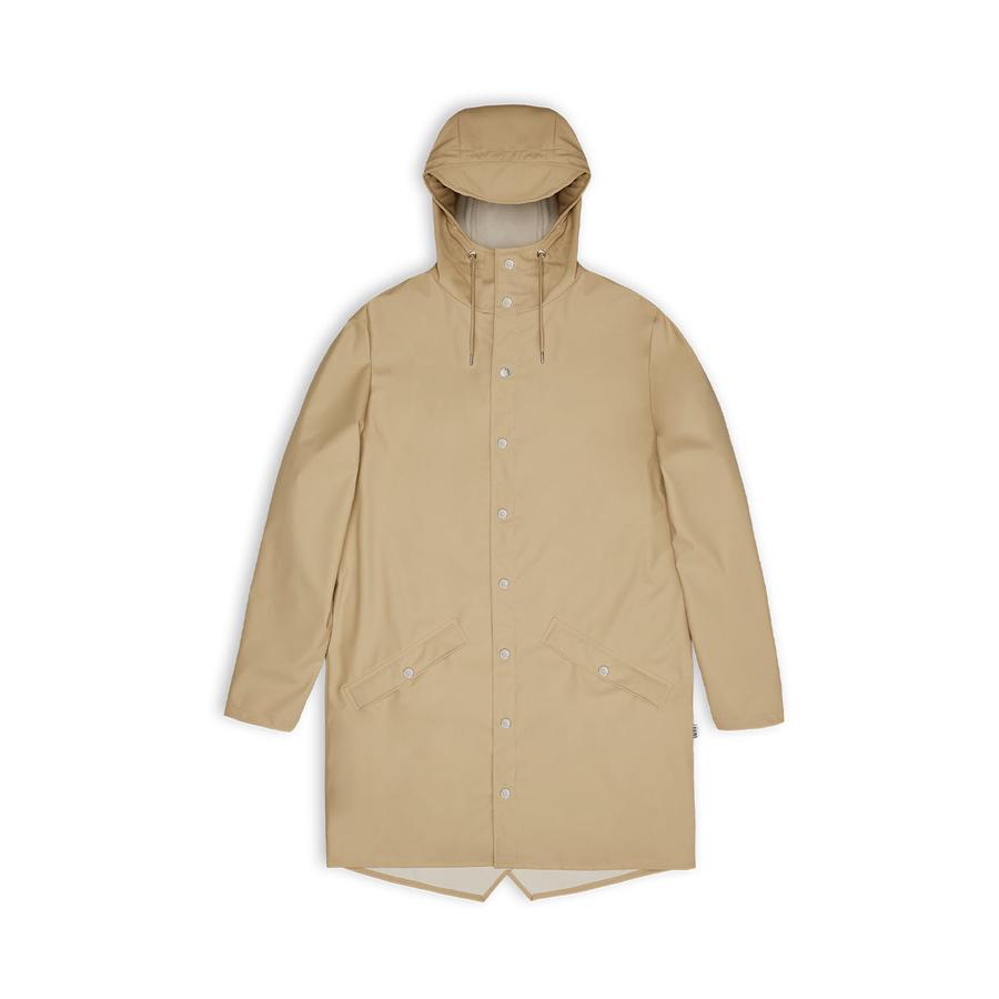 Rains Long Jacket Sand XL