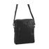 Pierre Cardin Zion Rustic Leather iPad Crossbody Bag Black