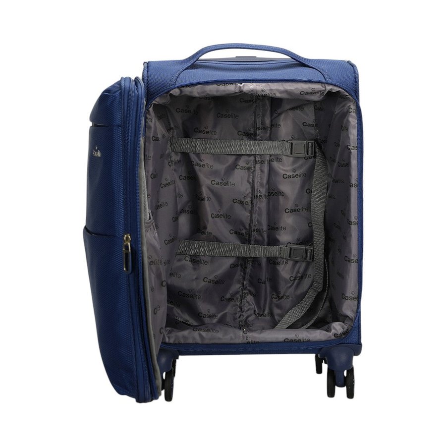 Caselite Ultra 55cm Softside Carry-On Suitcase & Laptop Bag Set Navy Navy