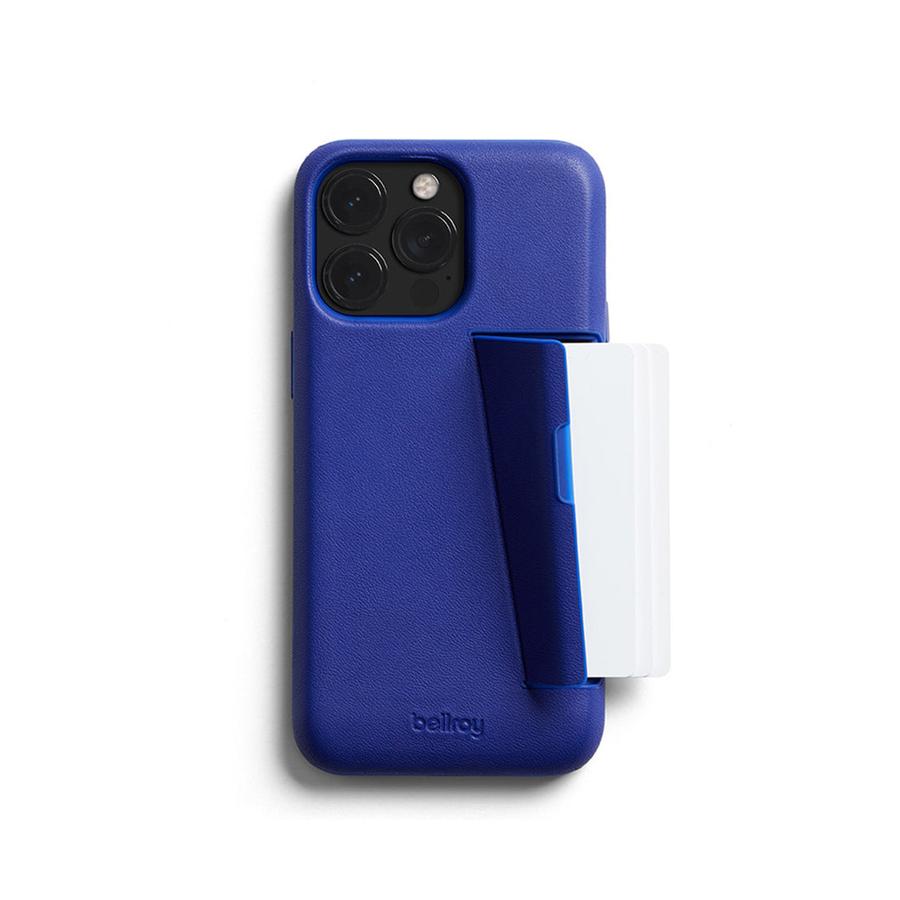 Bellroy iPhone 15 Pro Max Phone Case - 3 Card Cobalt Cobalt