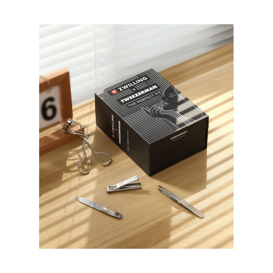 Zwilling x Tweezerman The Perfect Fit 4pc Set Stainless Steel Stainless Steel