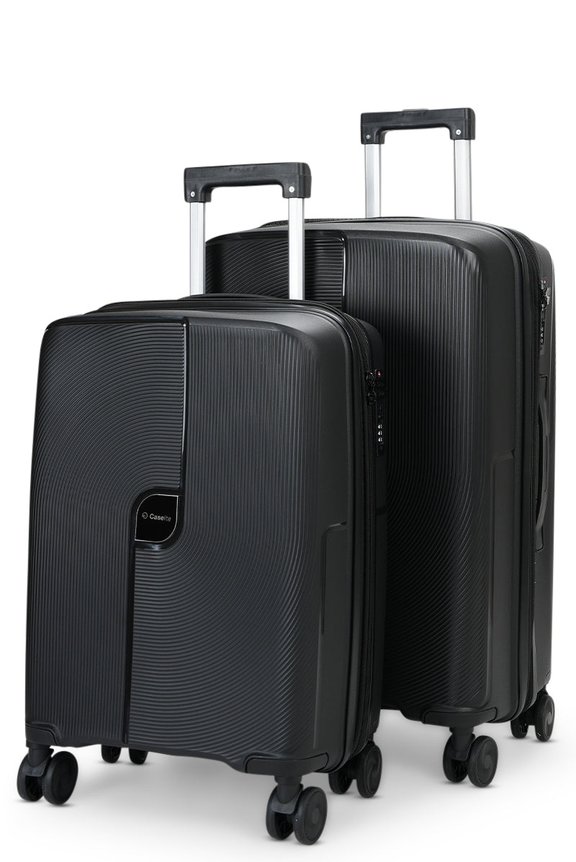 Caselite Aero 56cm & 65cm Hardside Luggage Set Black