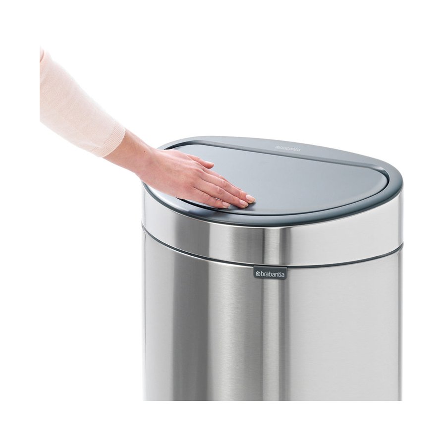 Brabantia Touch Bin (40L) Matte Steel Fingerprint Proof Matte Steel Fingerprint Proof