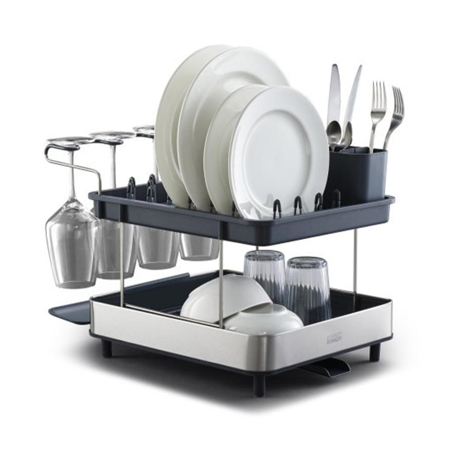 Joseph Joseph Excel 2-Tier Dish Rack Stainless Steel Stainless Steel