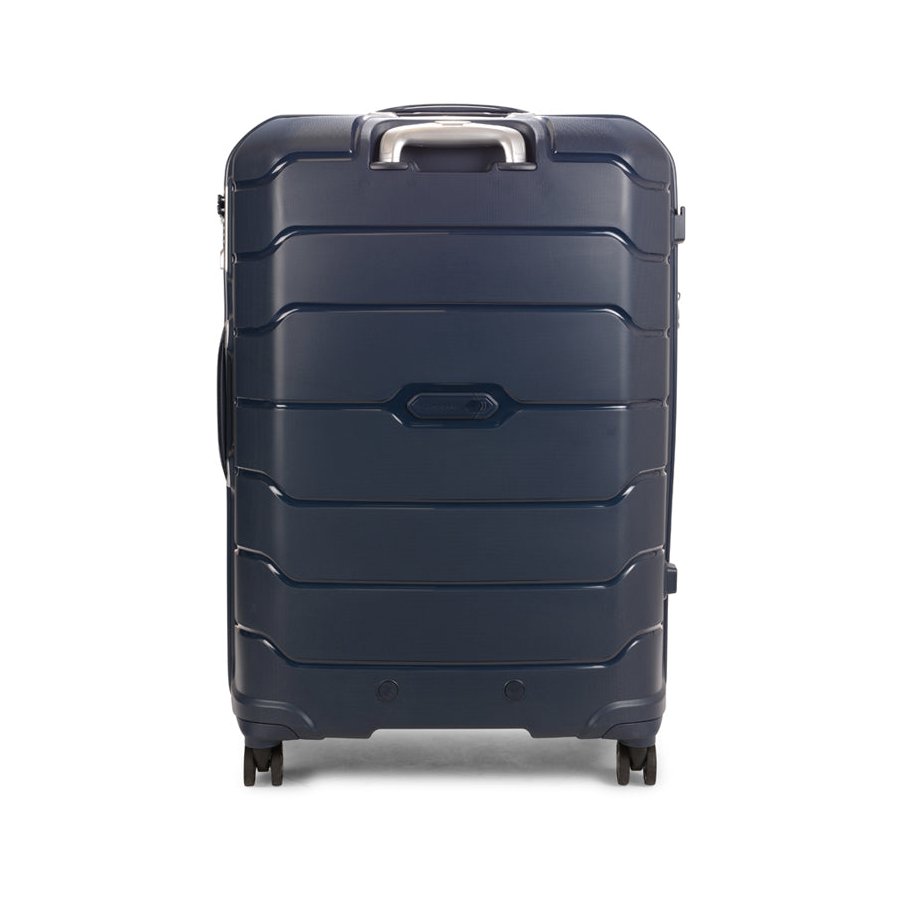 Samsonite Oc2lite 75cm Hardside Checked Suitcase Navy Navy
