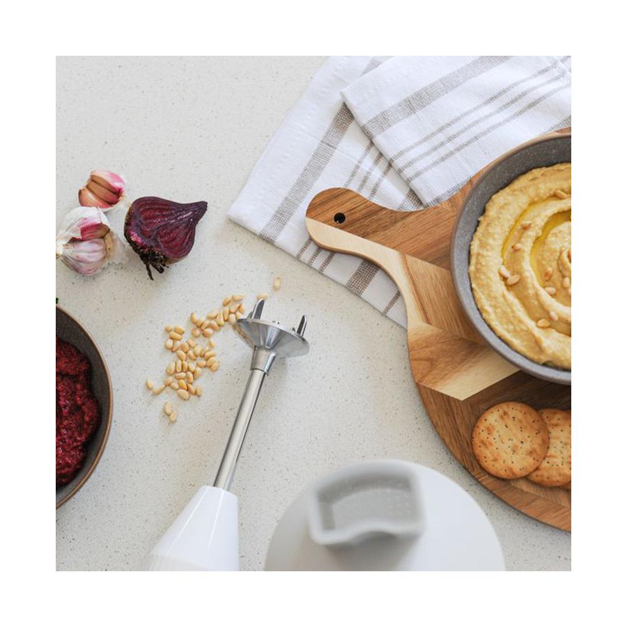 Bamix SwissLine 200W Superbox Immersion Blender Set Light Grey Light Grey