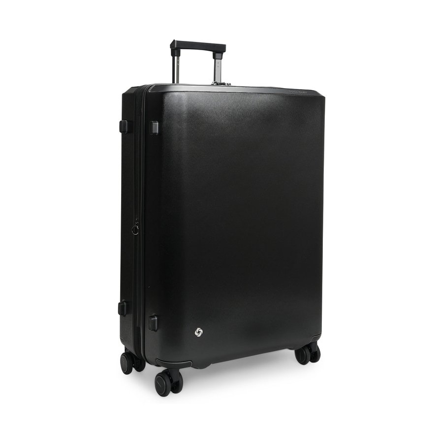 Samsonite Evoa Z 75cm Hardside Checked Suitcase Black Black