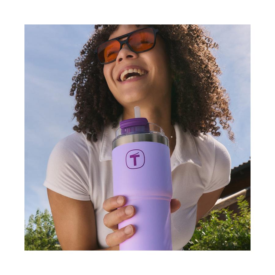 Tupperware Big T Thermal Straw Tumbler 630ml Sorbet Sorbet