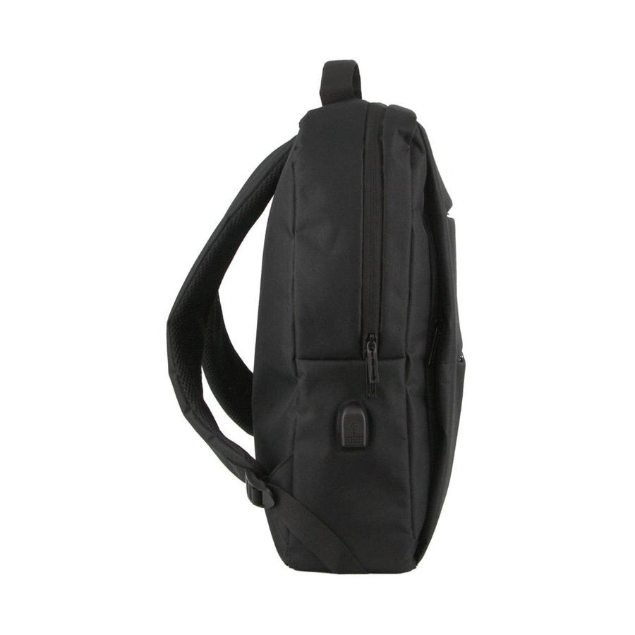 Pierre Cardin Diablo Travel & Business Backpack with USB Port Black Black