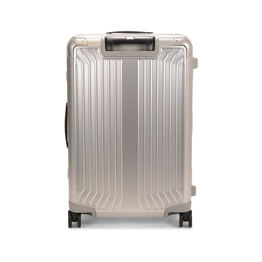 Samsonite Lite-Box ALU 69cm Hardside Checked Suitcase Aluminium Aluminium