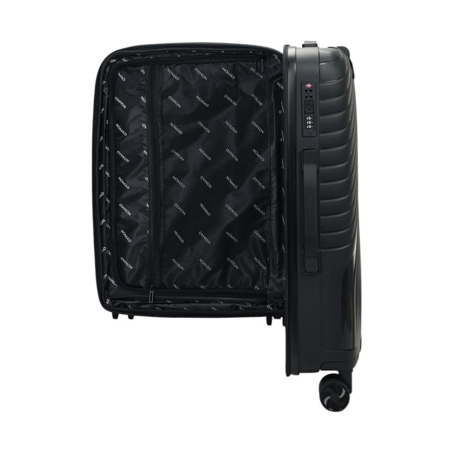 Nomad Journey 66cm Hardside Checked Suitcase Black Black