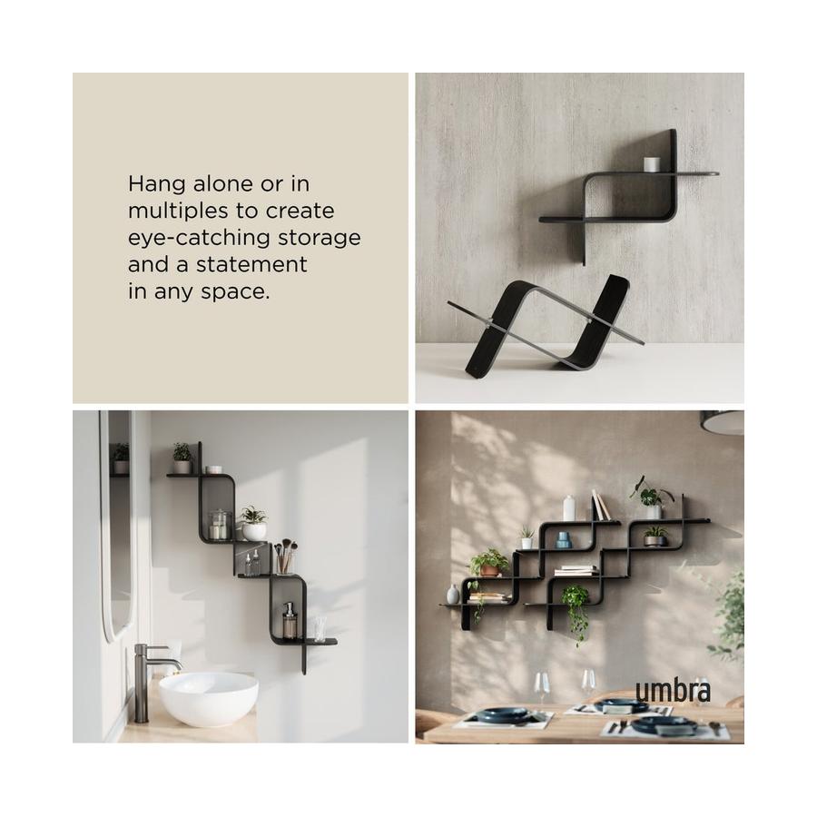 Umbra Montage Shelf Black Black