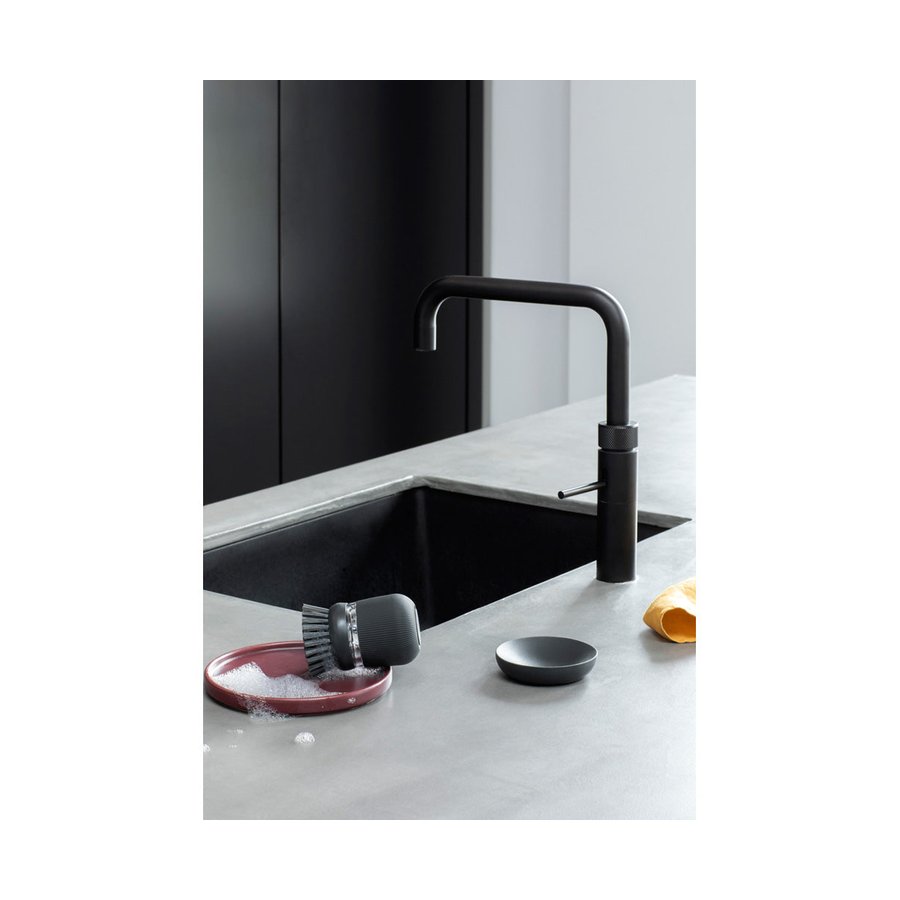 Brabantia Soap Dispensing Dish Brush Dark Grey Dark Grey