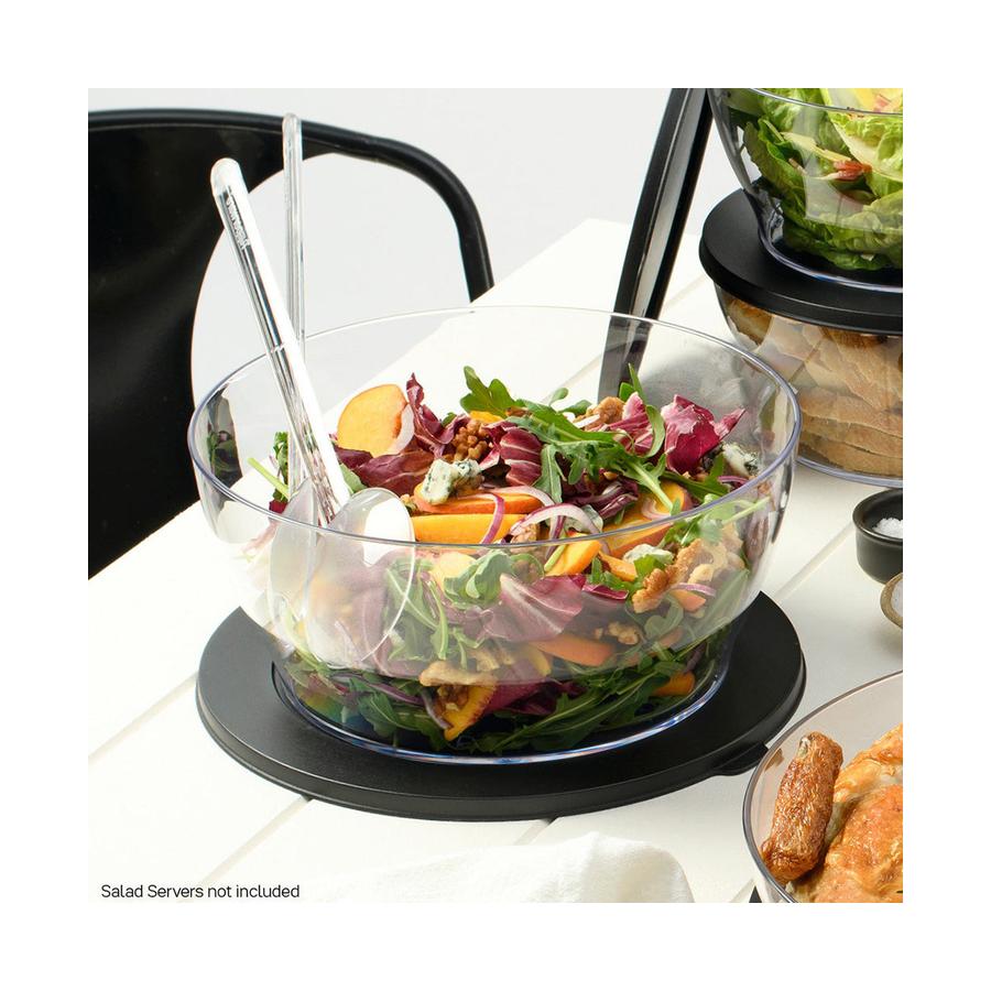 Tupperware Eco+ Clear Bowl 4.0L Black Black