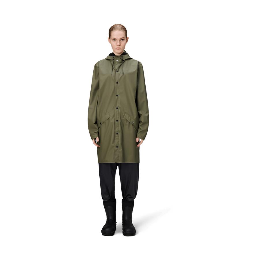 Rains Long Jacket Marsh XL