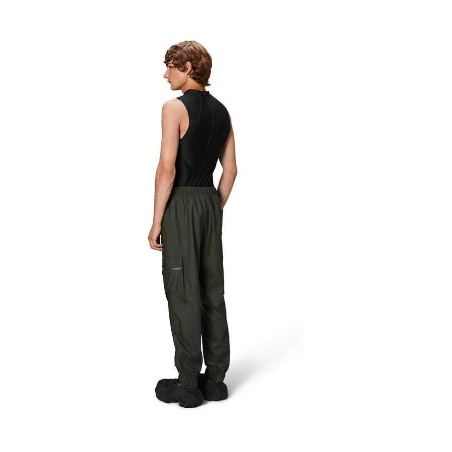 Rains Cargo Rain Pants Regular Green M