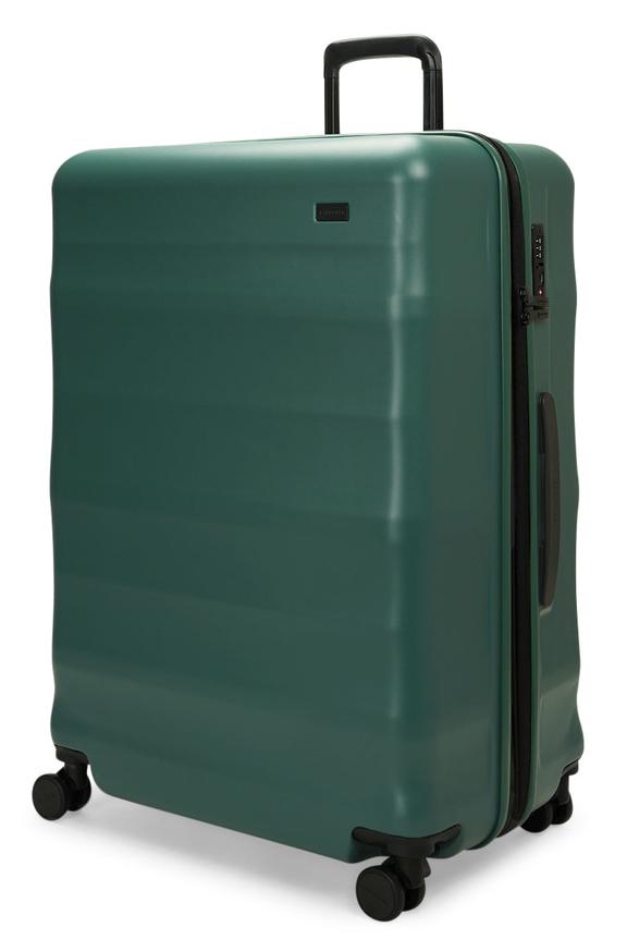 Explorer Luna-Air 74cm Hardside Checked Suitcase Forest Green