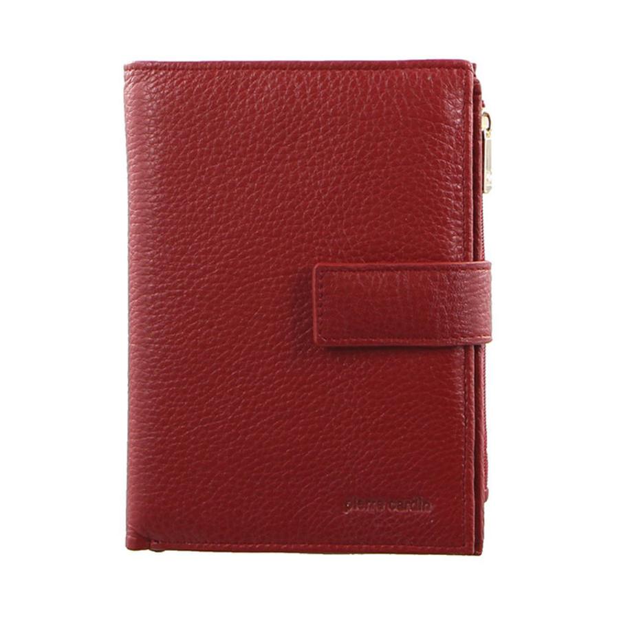 Pierre Cardin Athena Ladies Italian Leather RFID Wallet Red Red