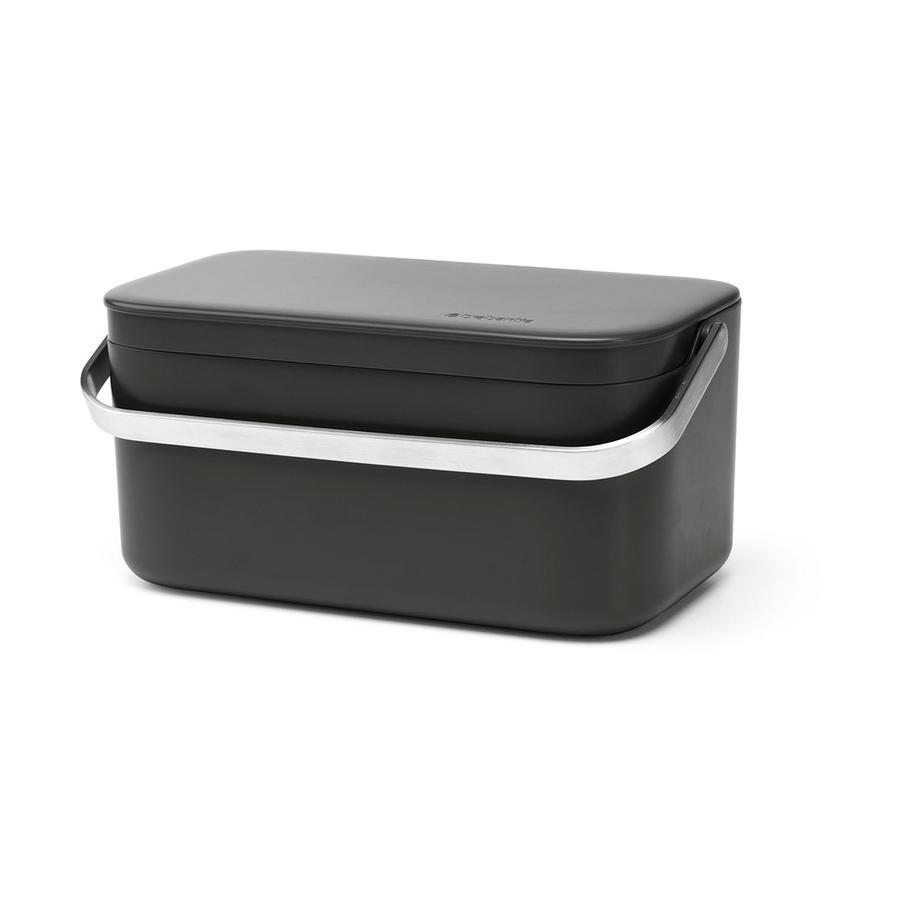 Brabantia Food Waste Caddy Dark Grey Dark Grey