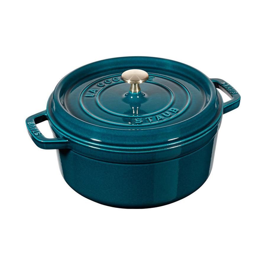 Staub 24cm (3.8L) Round Cocotte Sea Blue Sea Blue